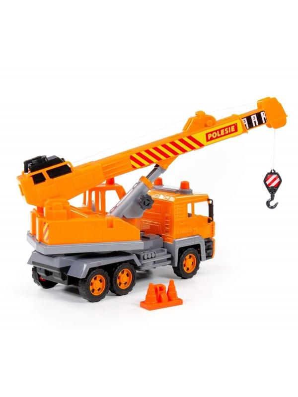 Автомобиль-кран Алмаз №2 инерционный