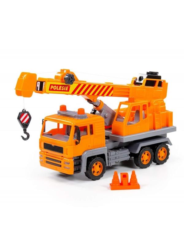 Автомобиль-кран Алмаз №2 инерционный