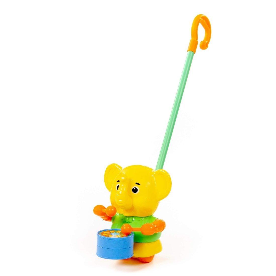 Каталка Слонёнок с ручкой