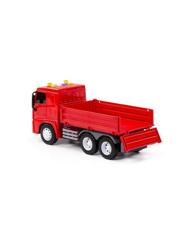 Автомобиль МАЗ, бортовой инерционный (со светом и звуком)