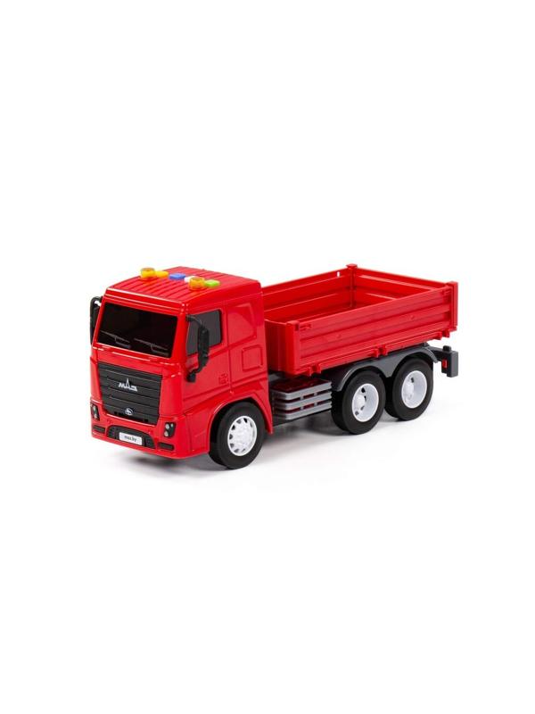 Автомобиль МАЗ, бортовой инерционный (со светом и звуком)