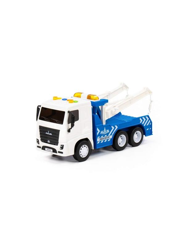 Автомобиль МАЗ, эвакуатор инерционный (со светом и звуком)