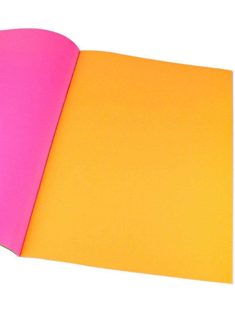 Бумага цветная флуоресцентная 8 листов односторонняя А4 Ящер из пикселей