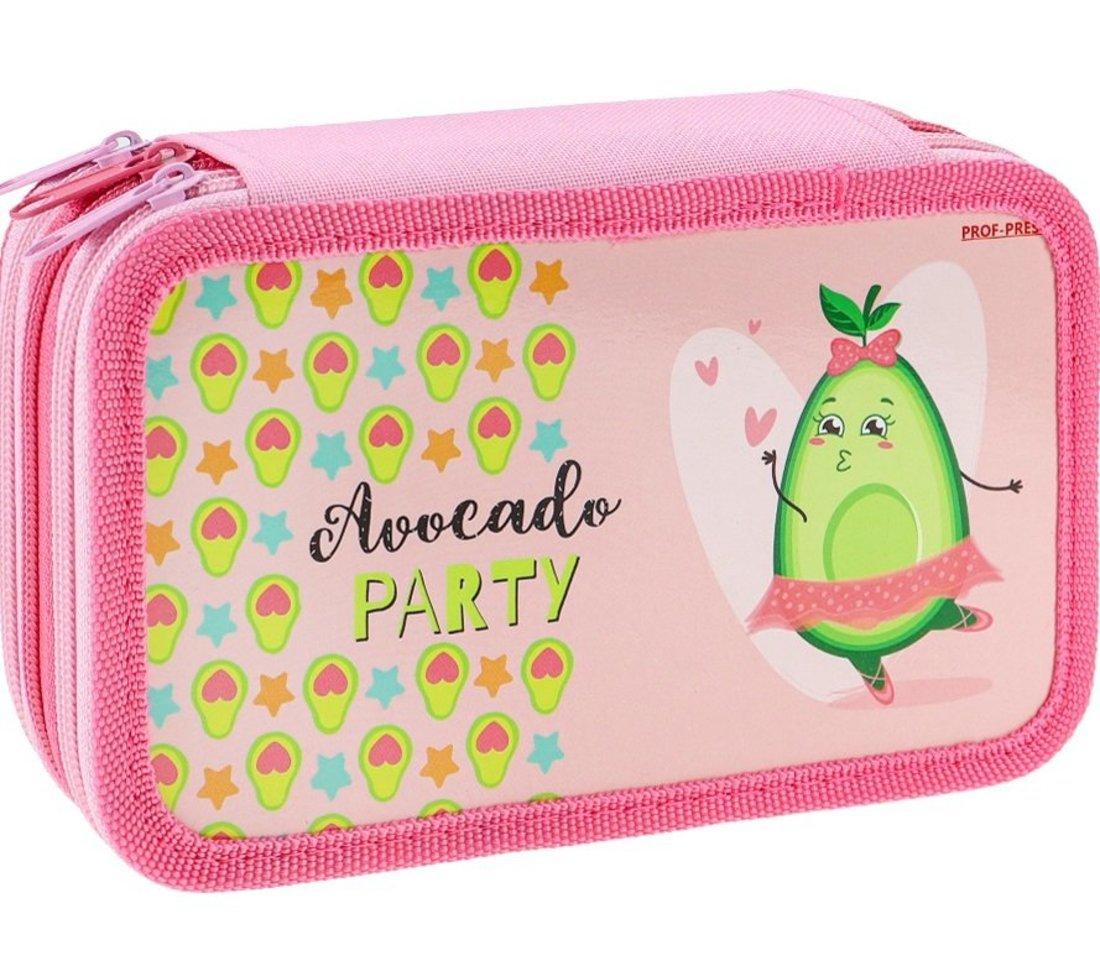 Пенал 3-секц. большой Авокадо-пати, 190х115мм