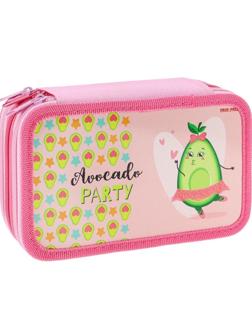 Пенал 3-секц. большой Авокадо-пати, 190х115мм