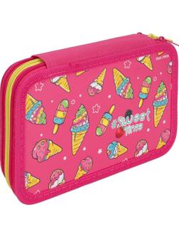 Пенал 3-секц. большой Время для сладостей, 190х115мм