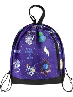 Сумка для сменной обуви на завязке Космомания, 36x43 см