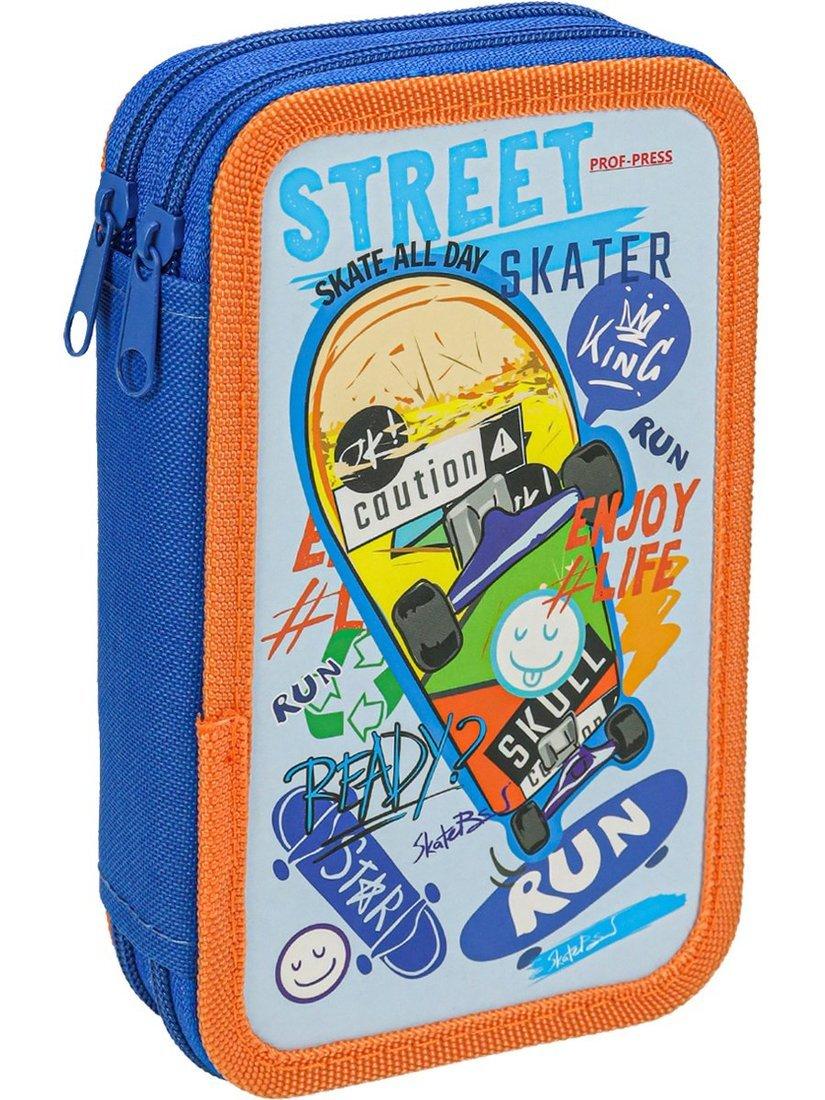 Пенал 2-секц. Скейт, 190х115мм