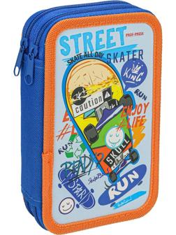 Пенал 2-секц. Скейт, 190х115мм