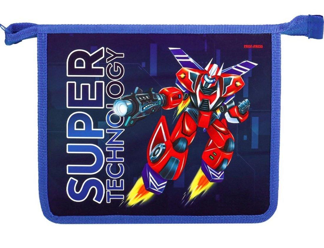 Папка для тетрадей на молнии А5 Технологичный робот