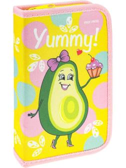 Пенал 1-секц. большой, с отк.планкой Вкус авокадо, 190х115мм
