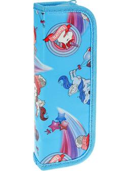 Пенал 1-секц. средний, Единороги, 190х90мм