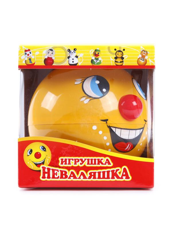 Игрушка-неваляшка Колобок,12см