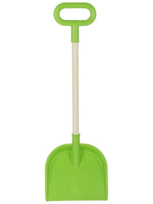 Лопата детская с деревянной ручкой 58 см, в ассорт.