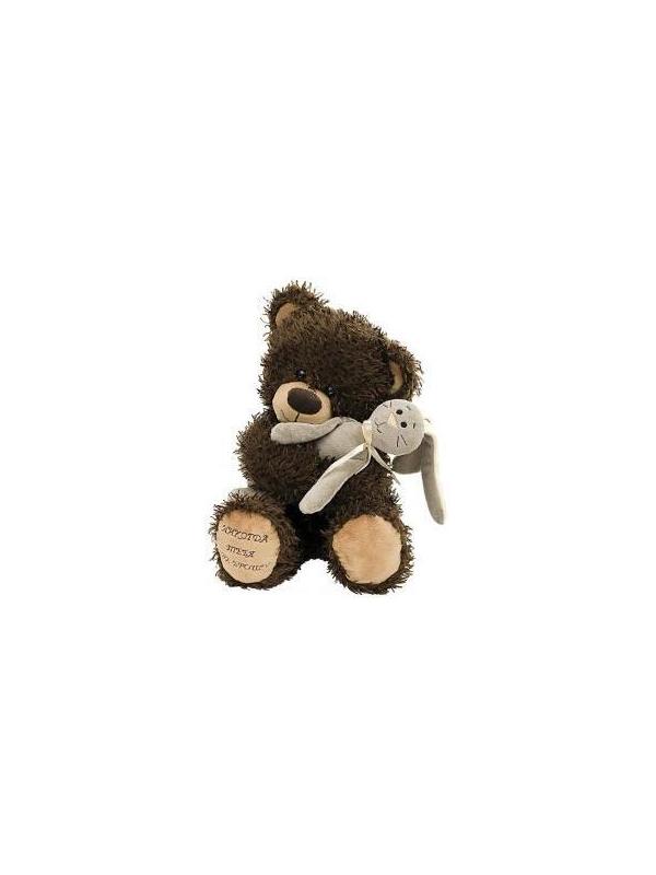 Мягкая игрушка Медвежонок Чиба с зайцем