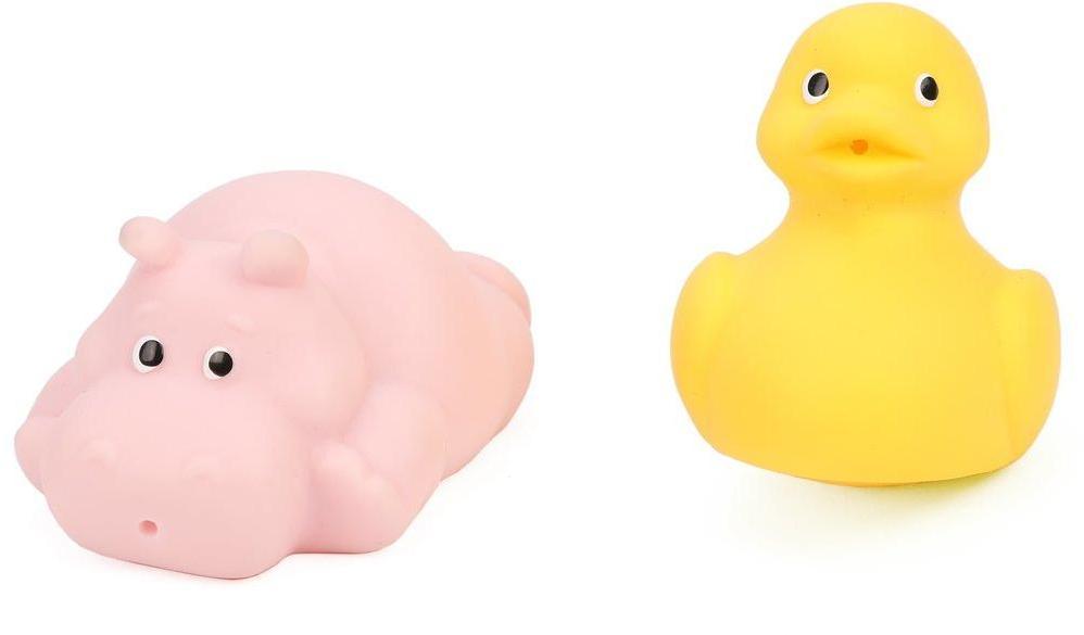 Набор для купания №2 уточка, бегемотик