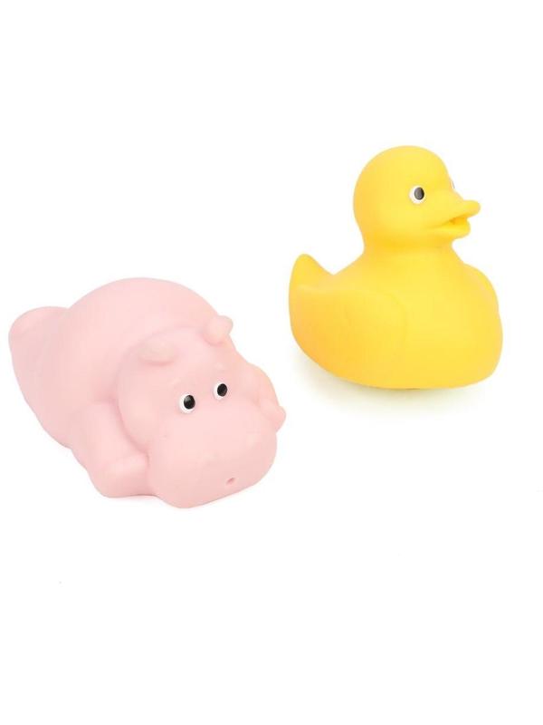 Набор для купания №2 уточка, бегемотик