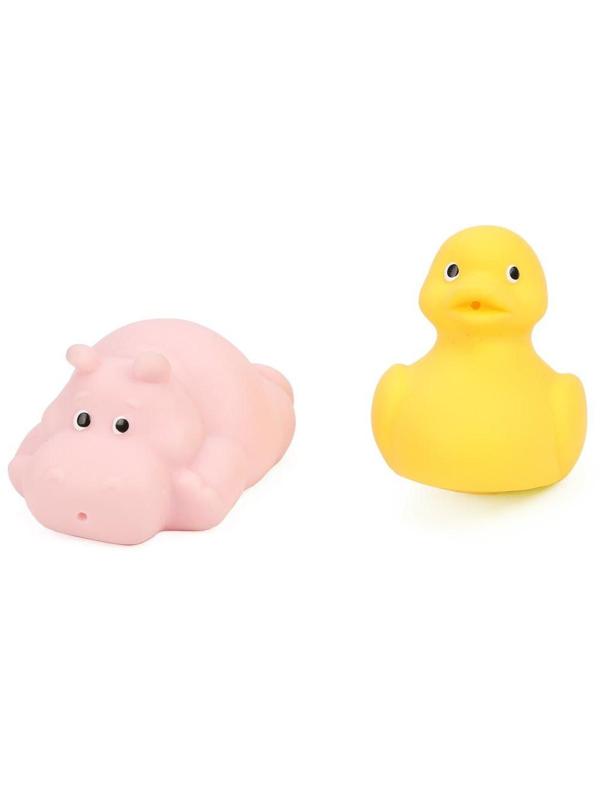 Набор для купания №2 уточка, бегемотик