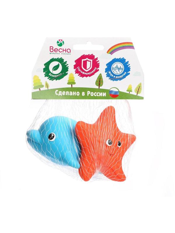 Набор для купания №4 морская звезда, дельфин