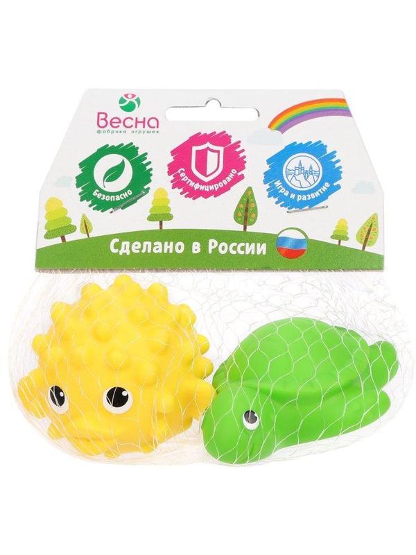 Набор для купания №5 черепаха, рыба-еж