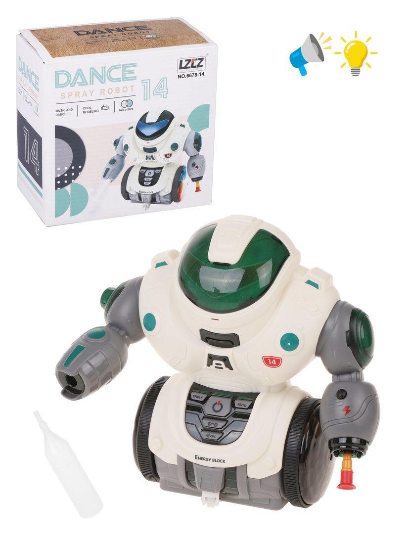 Робот эл., свет, звук, в комплекте: предметов 2шт., эл.пит.АА*3шт.не вх.в
комплект, коробка, в ассортименте