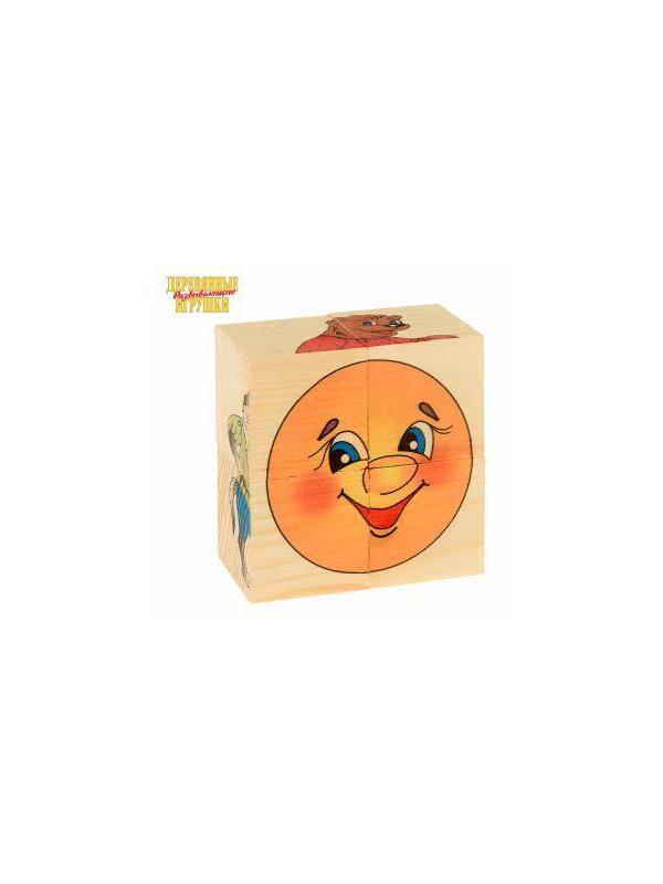 Кубики Колобок 4 куб.