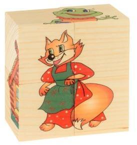 Кубики Теремок 4 куб.