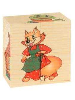 Кубики Теремок 4 куб.