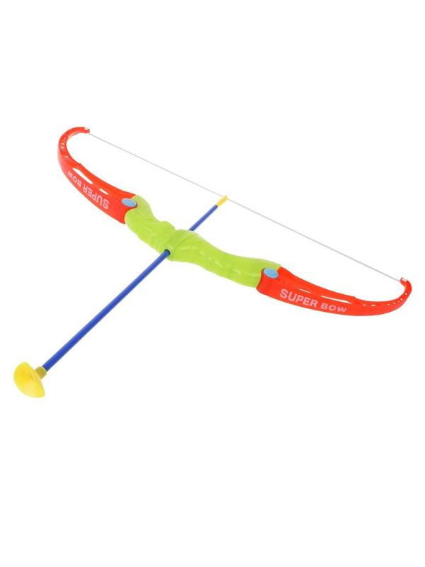 Лук, в комплекте: стрелы с присосками 3шт., блистер, в ассортименте