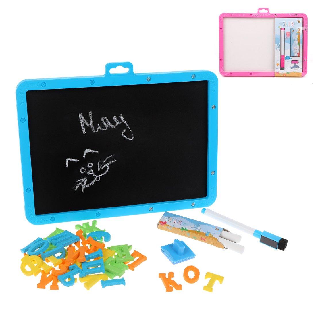 Набор досок для рисования с маркером и мелками, пленка, в ассорт.