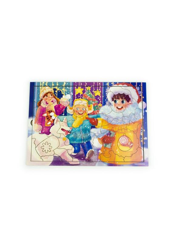 Пазл фигурный Рождественские гулянья