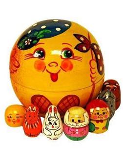 Пальчиковый театр Колобок в колобке