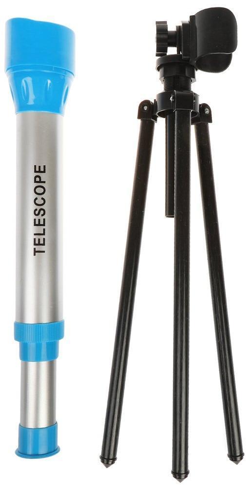 Телескоп детский на ножках, коробка, в ассорт.