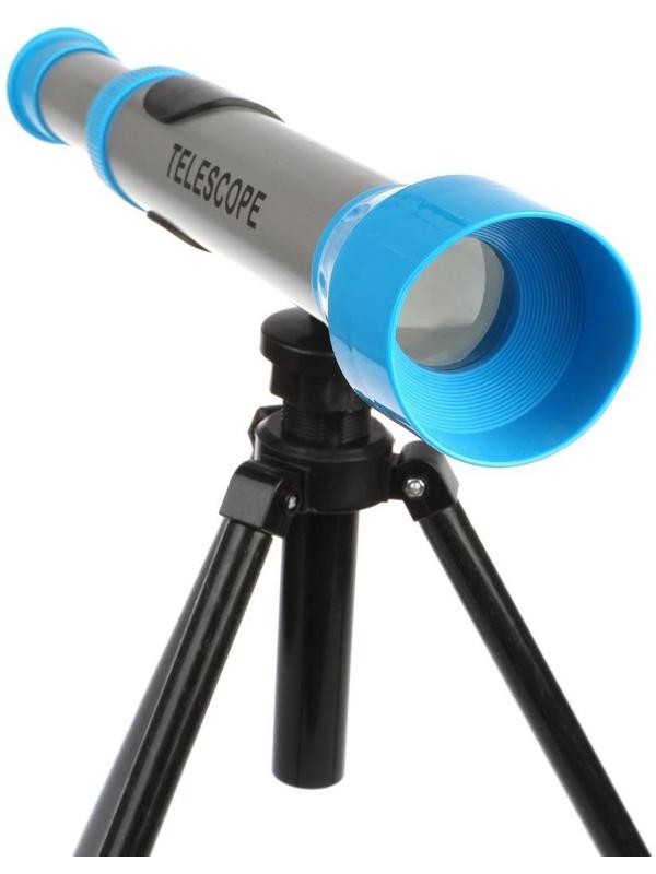 Телескоп детский на ножках, коробка, в ассорт.