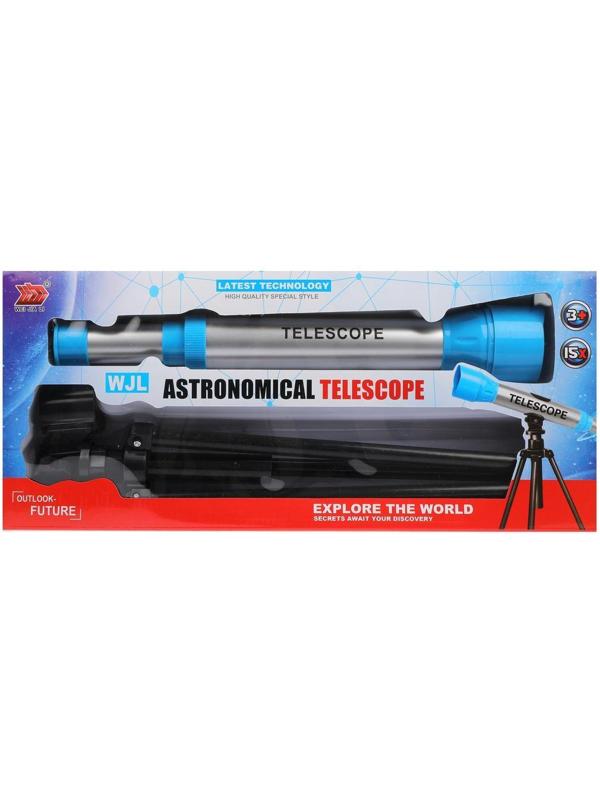 Телескоп детский на ножках, коробка, в ассорт.