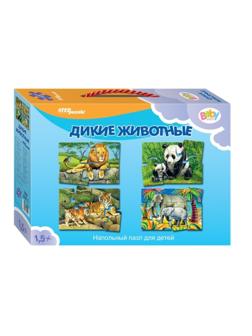 Пазл напольный Дикие животные средний