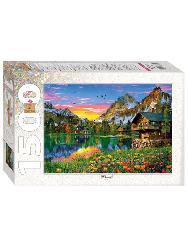 Пазлы 1500 Озеро в Альпах