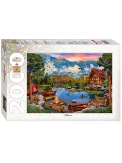 Пазлы 2000 Горное озеро