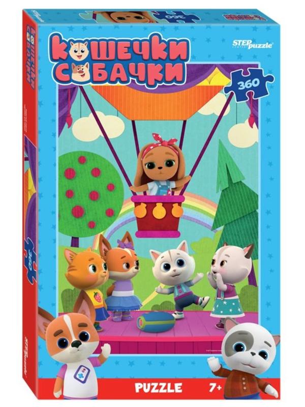 Пазлы 360 Кошечки и собачки