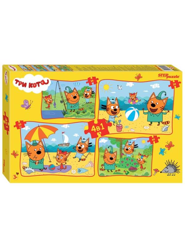 Пазлы 4в1 Три кота