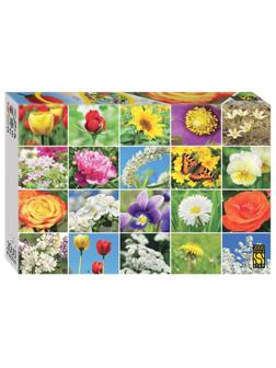 Пазлы 2000 Цветы. Коллаж