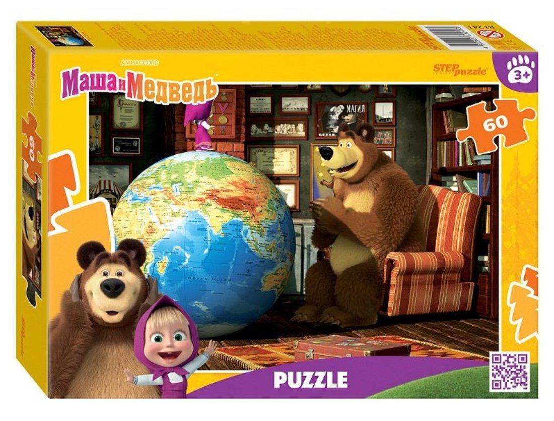 Пазлы 60 Маша и Медведь