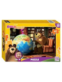 Пазлы 60 Маша и Медведь