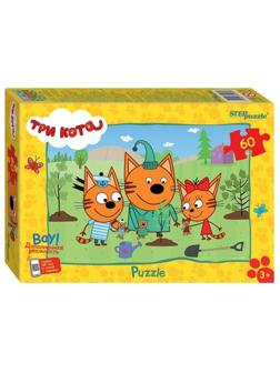 Пазлы 60 Три кота-3
