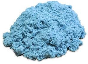 Космический песок Голубой 1кг (песочница+формочки)