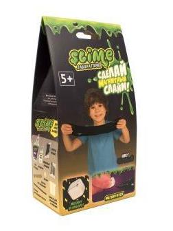 Набор малый для мальчиков Лаборатория ТМ Slime, черный магнитный, 100 гр.
