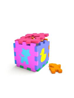 Кубик-сортер Животные