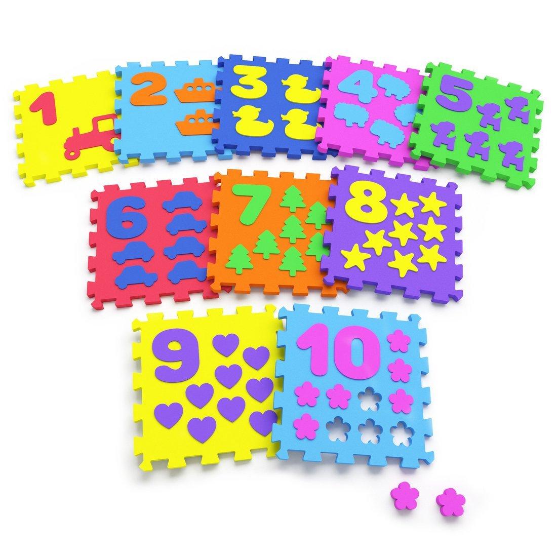 Развивающая игра Коврик Счет 10 элементов