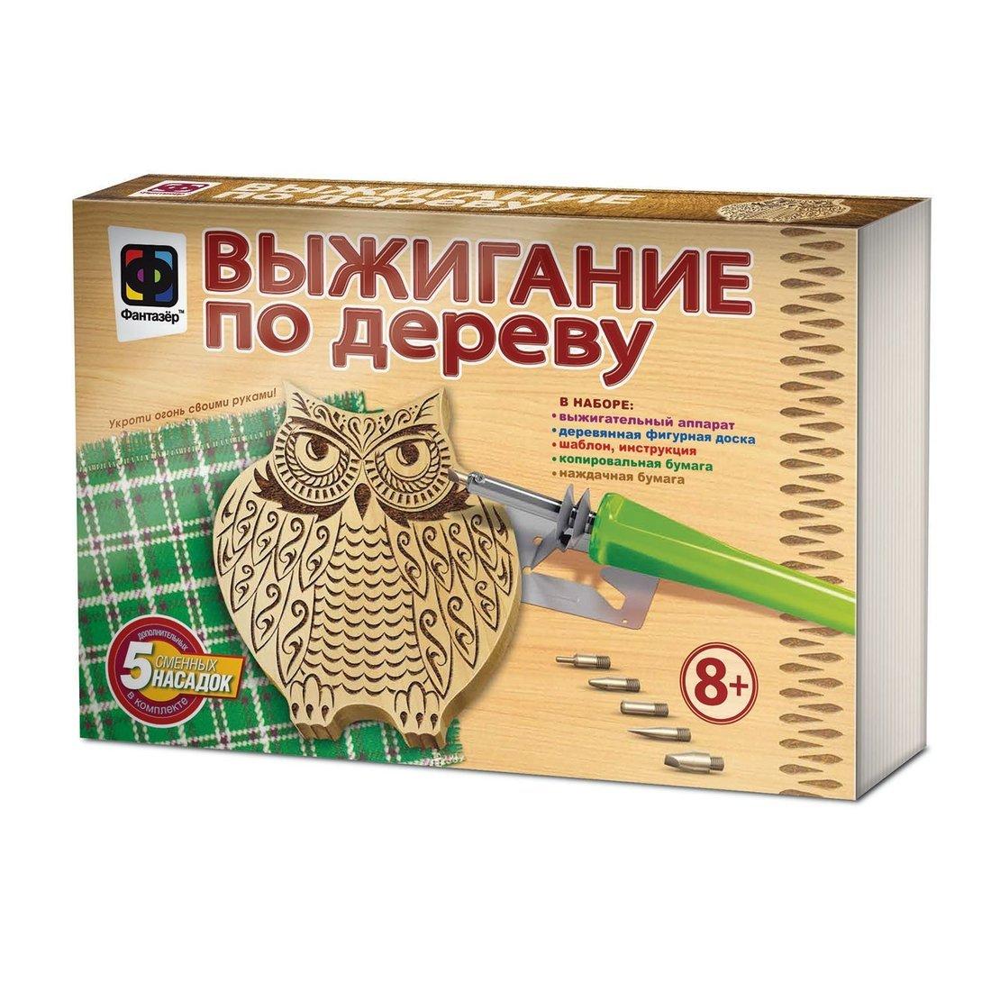 Выжигание по дереву Деревянная фигура Сова