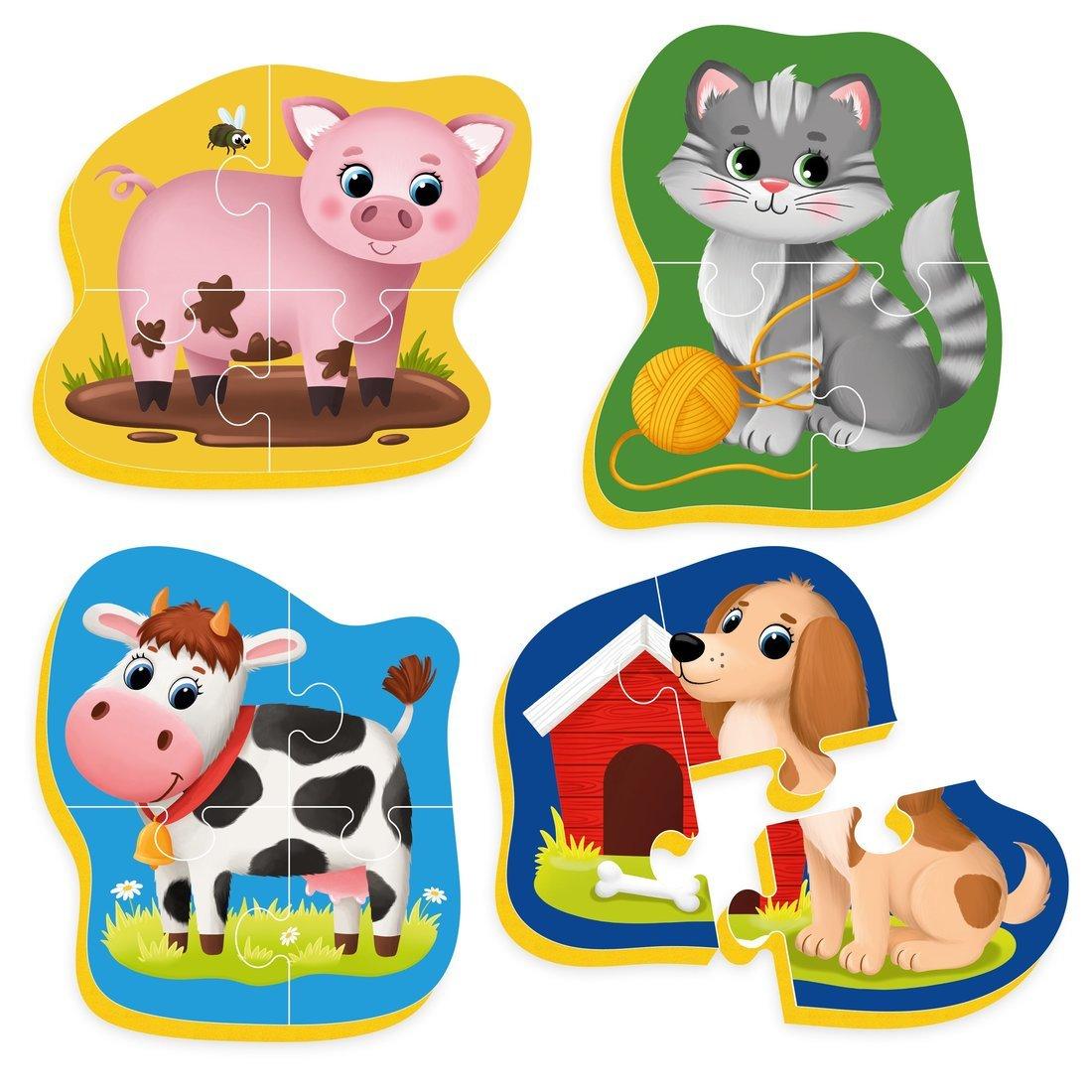 Мягкие пазлы Домашние животные